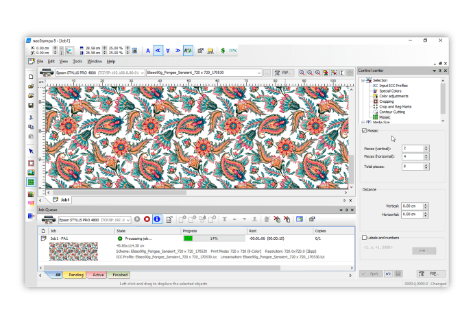 Digital textile printing - neostampa-01 Digital textile printing - neostampa-01