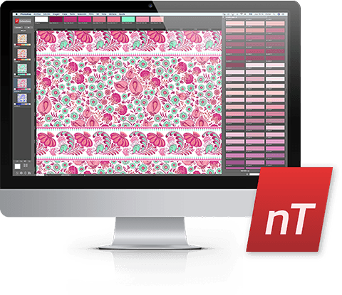 nT Textile design Photoshop