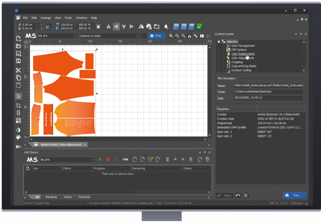 Global Graphics colabora con Inèdit en la producción digital de textiles